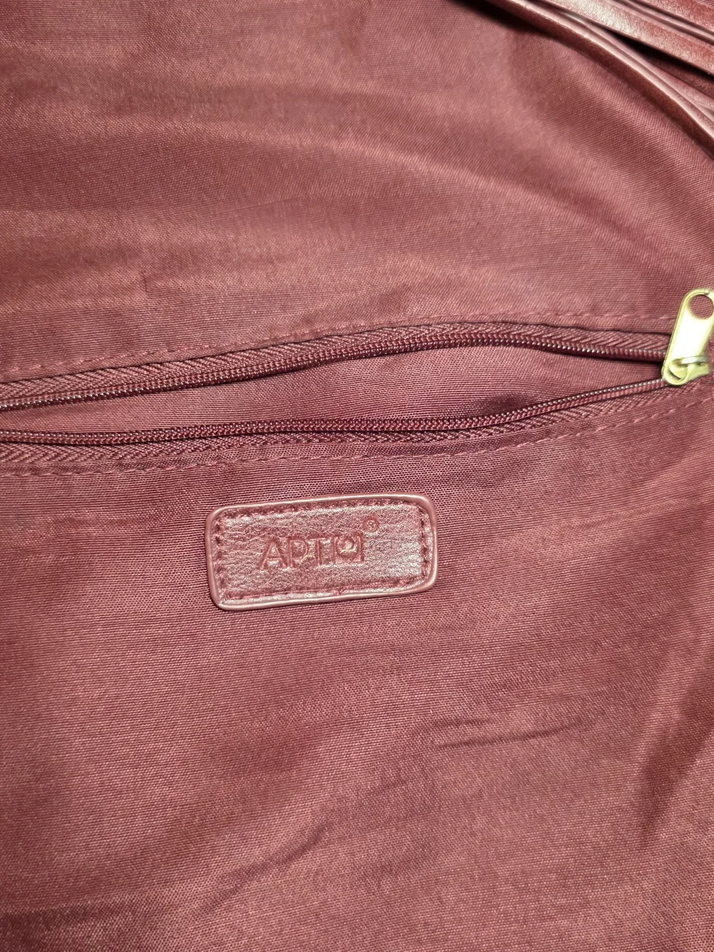 burgundy foldover