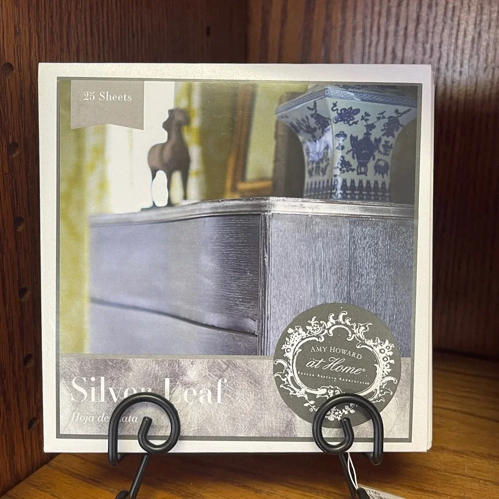 Amy Howard at‎ Home Silver Leaf Sheets 25 Sheets Gilding Furniture Art