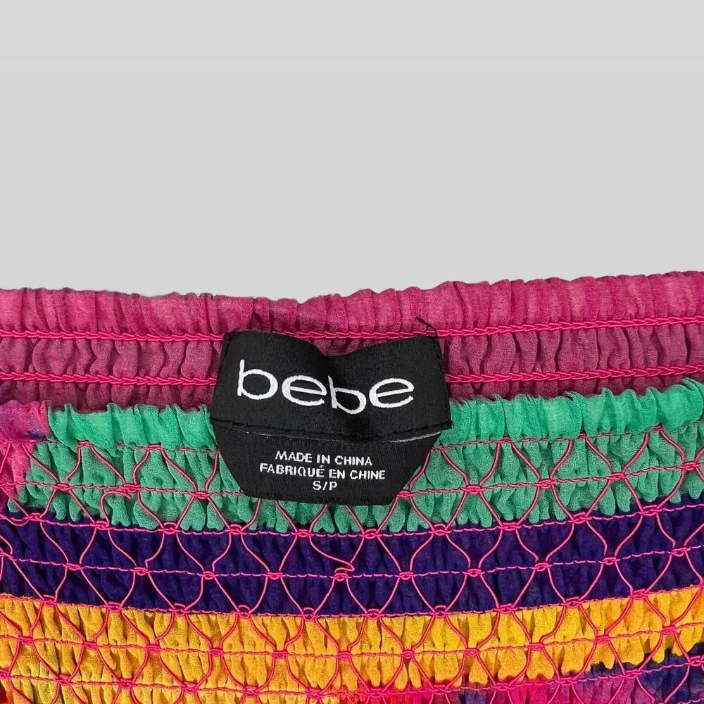 bebe colorful maxi