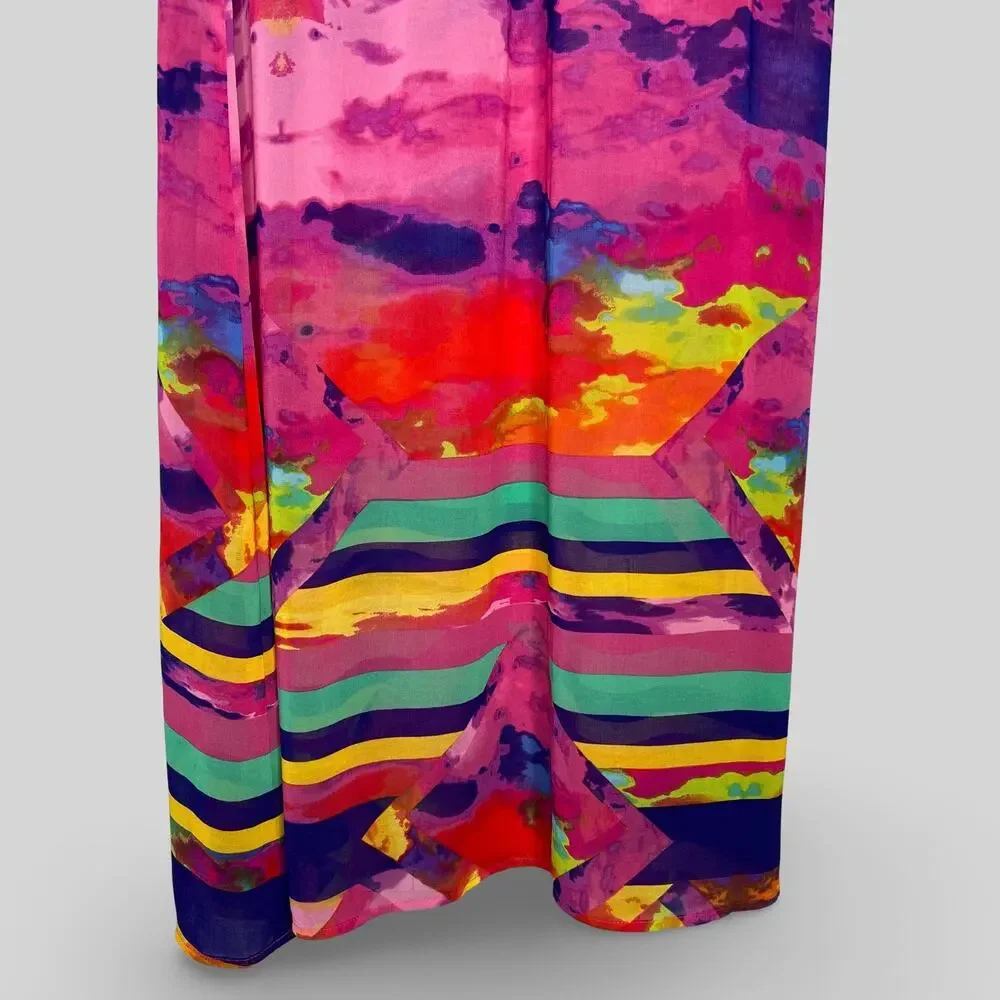 bebe colorful maxi