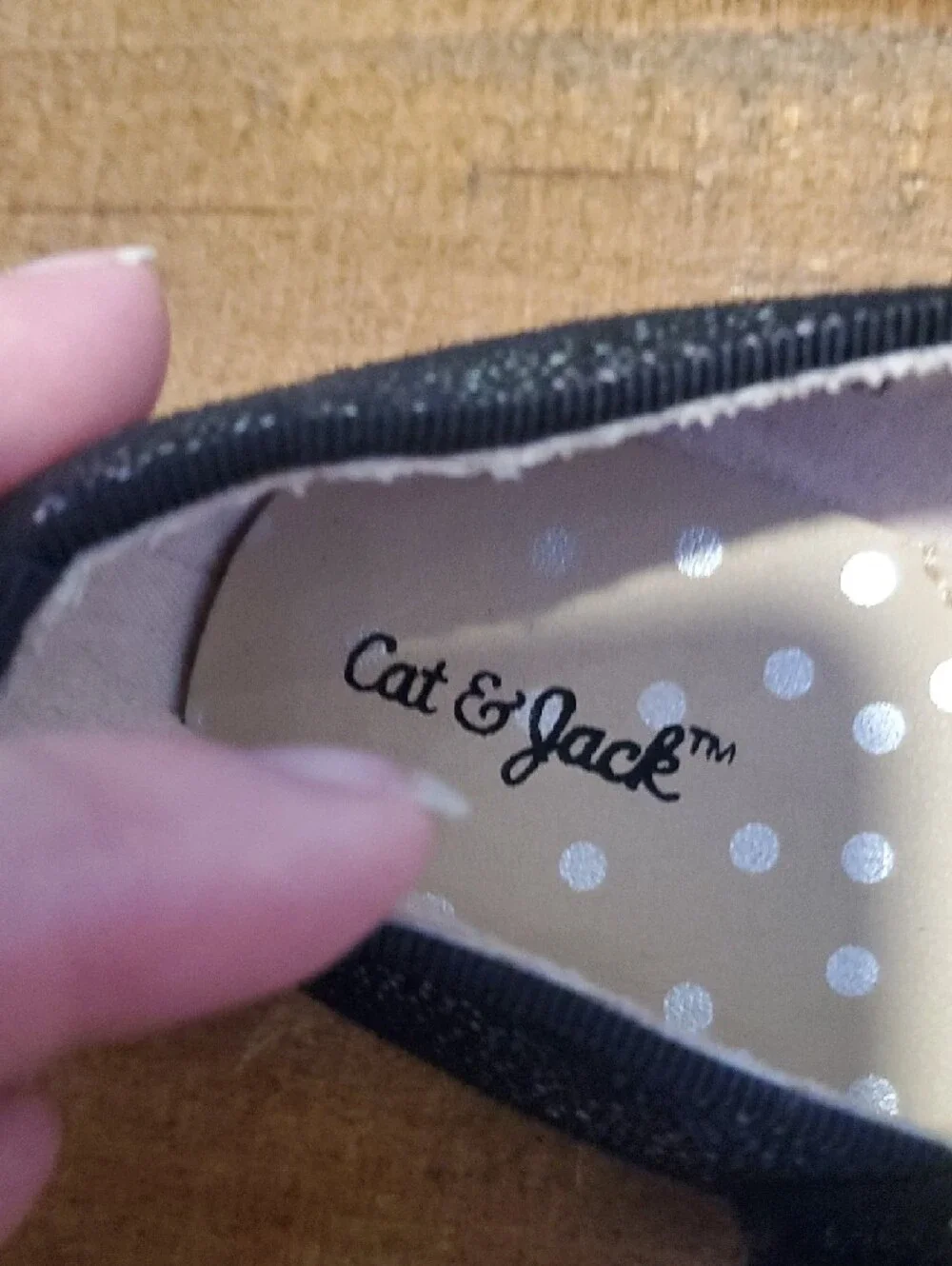 Cat & Jack sparkling black