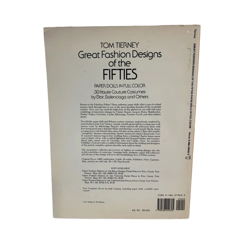 Dover Publications description vintage