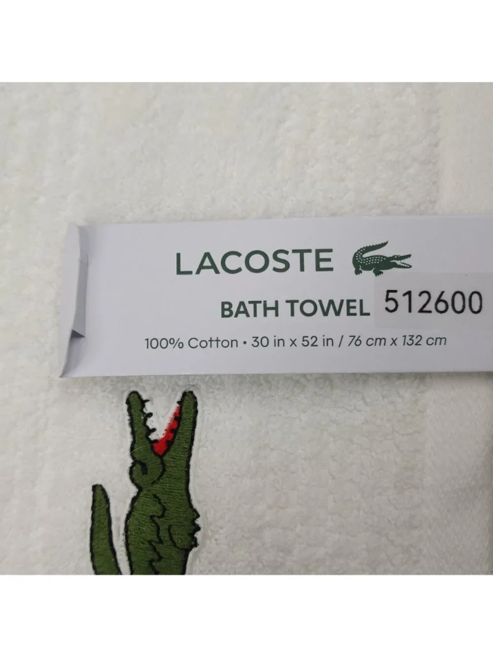 Lacoste soft absorbent