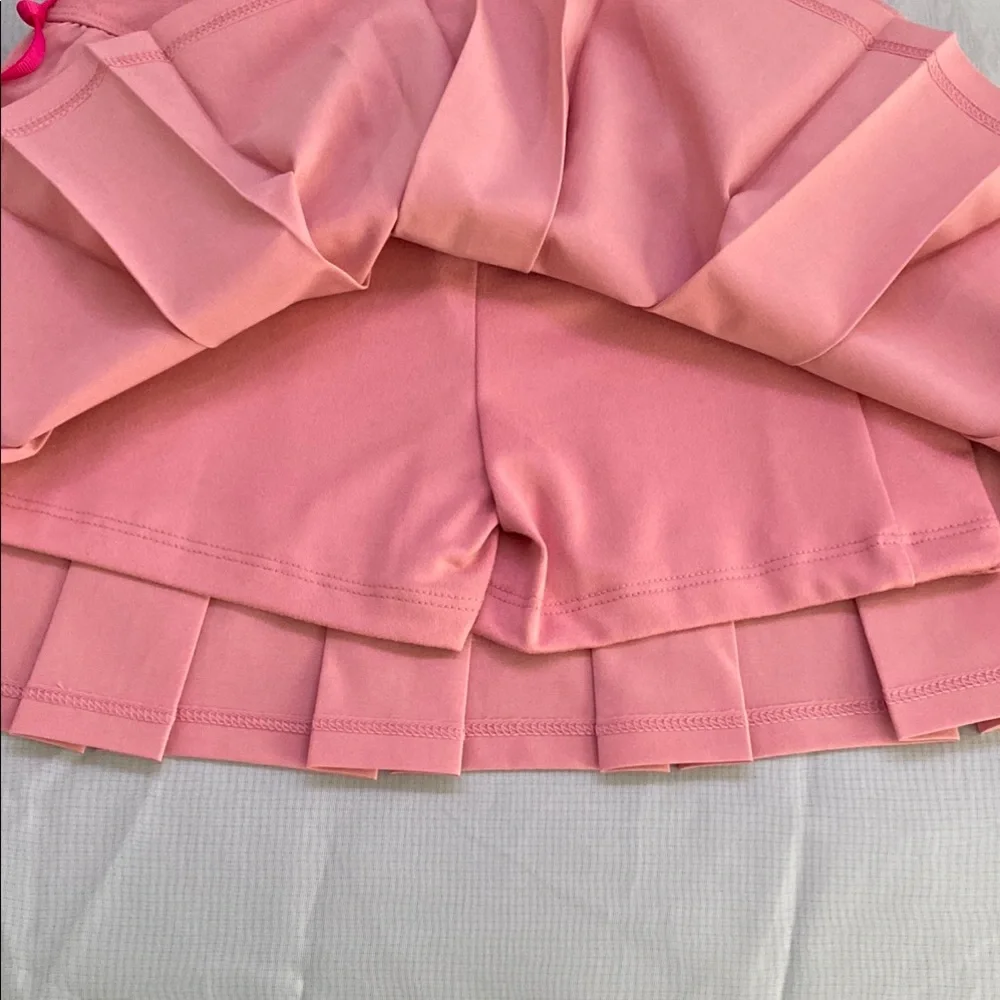 Justice pink pleated
