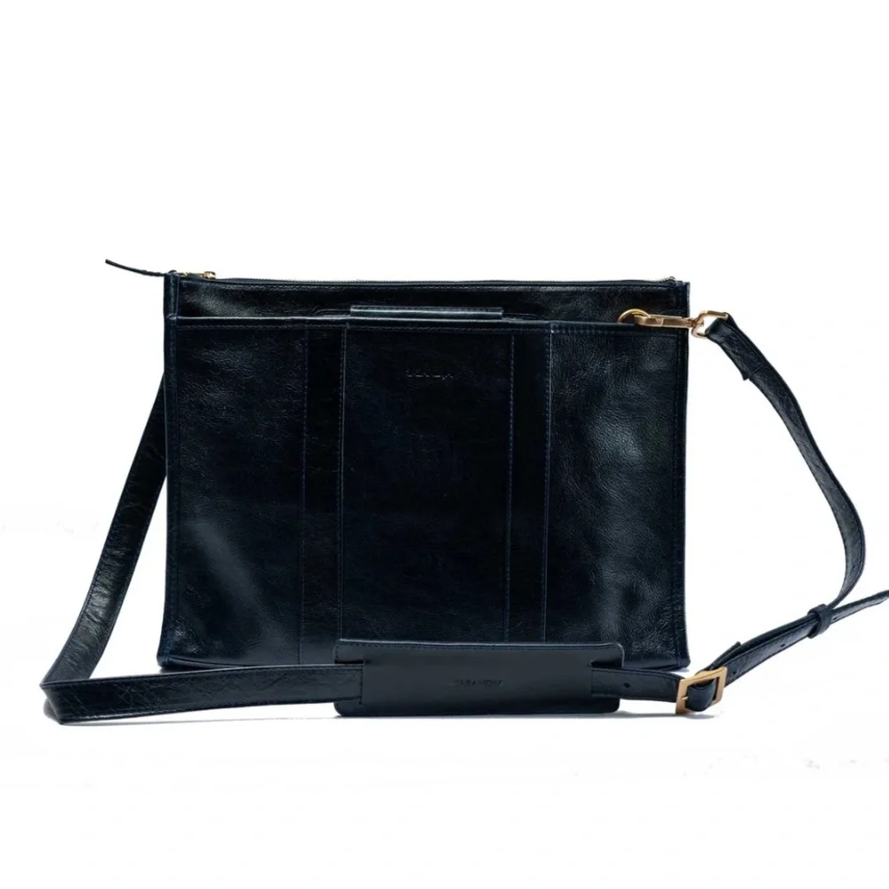 Sabandija‎ Black Leather Briefcase – 13