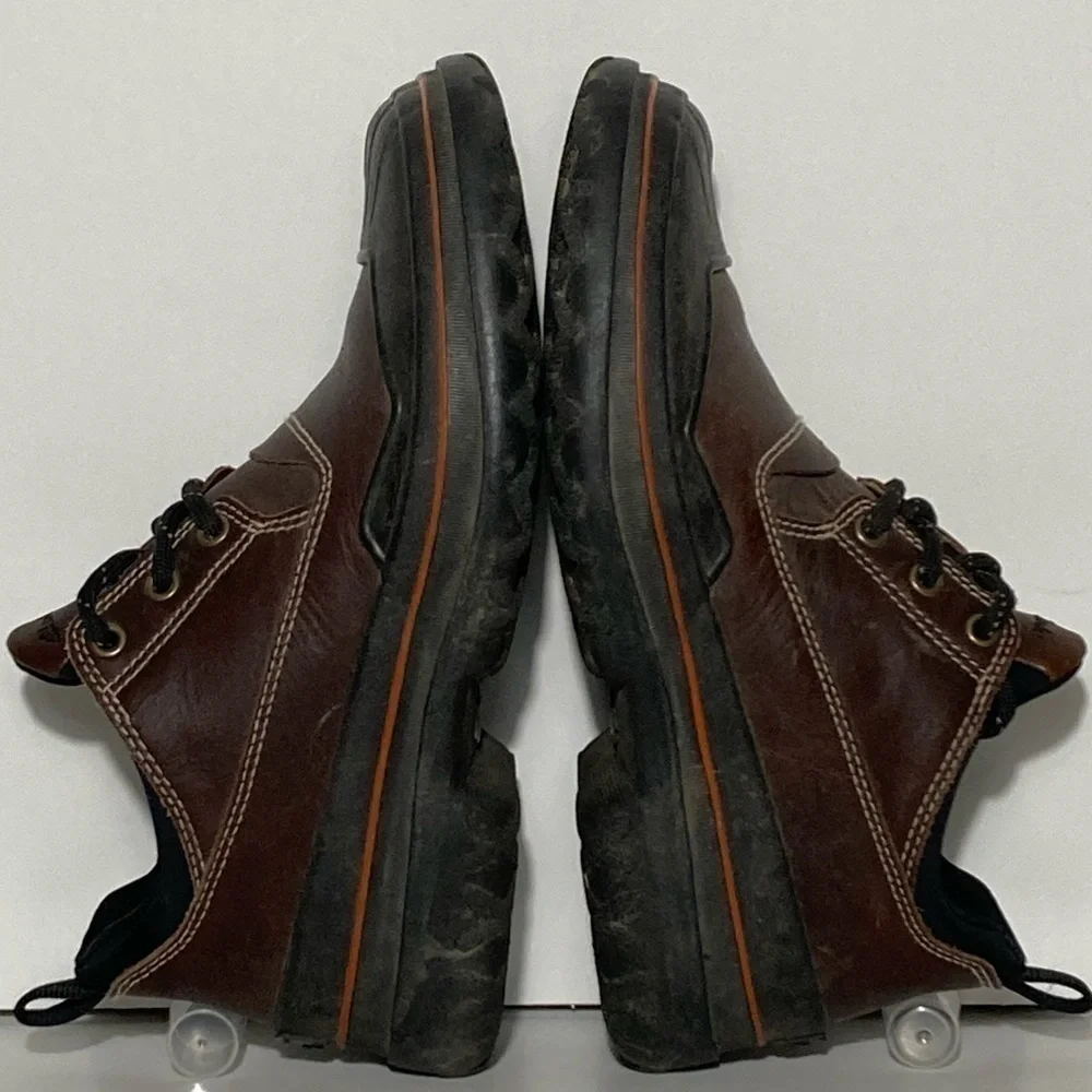 Clark’s Women's Muckers Brown Leather Waterproof Duck Ankle Boot Shoes SZ US 7 M