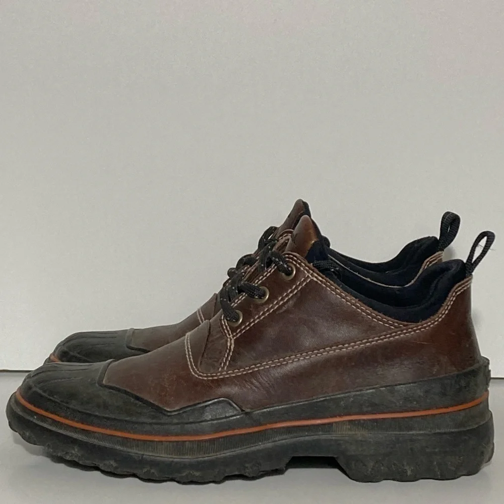 Clark’s Women's Muckers Brown Leather Waterproof Duck Ankle Boot Shoes SZ US 7 M