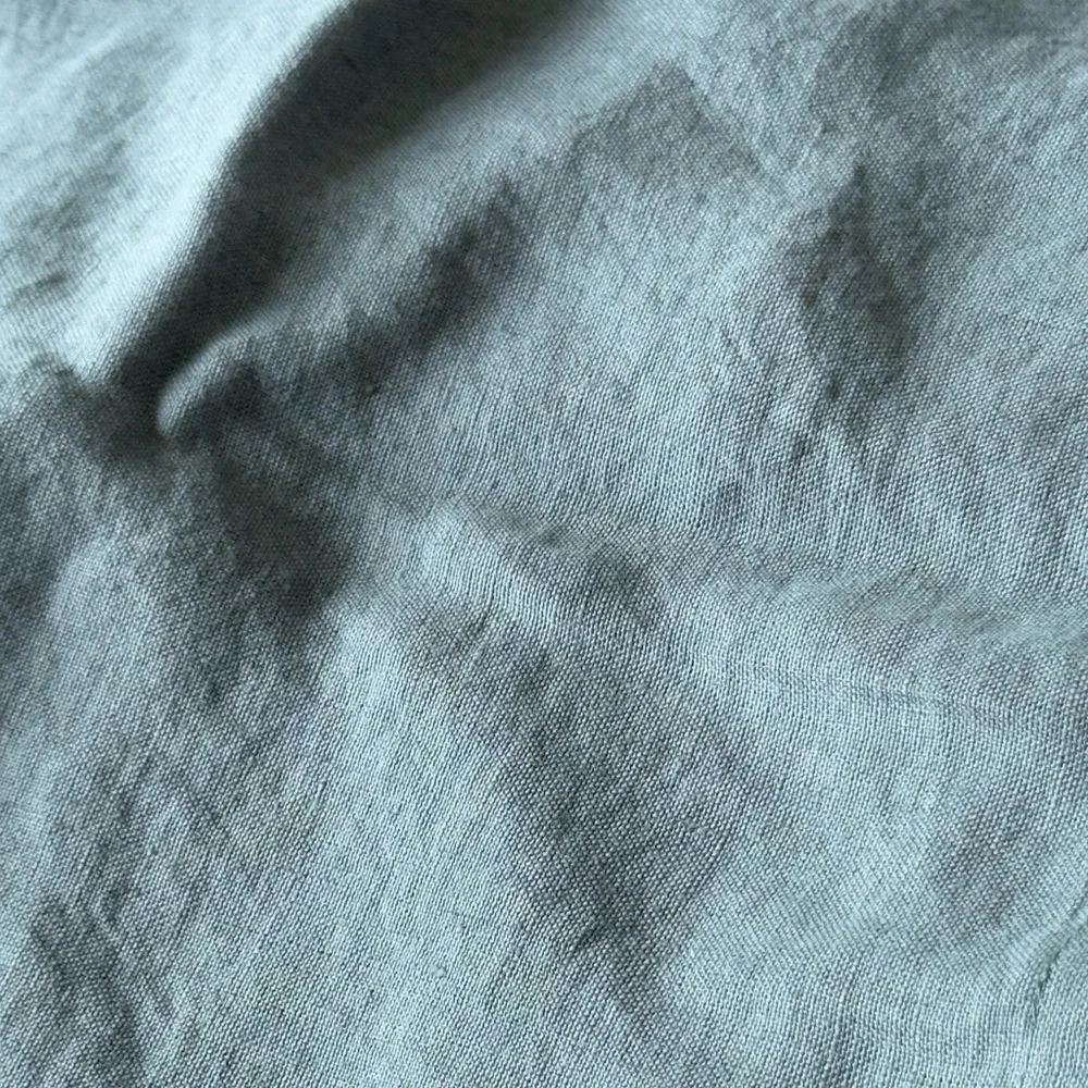Quince European Linen Euro Sham - Ocean 26x26 and 2 King Pillowcases NWT