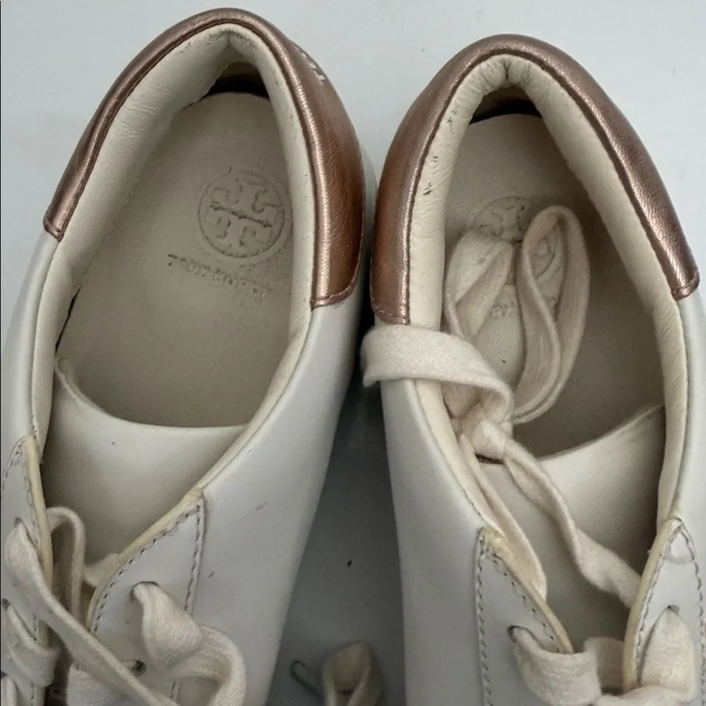 Tory Burch whith rose gold leather 7