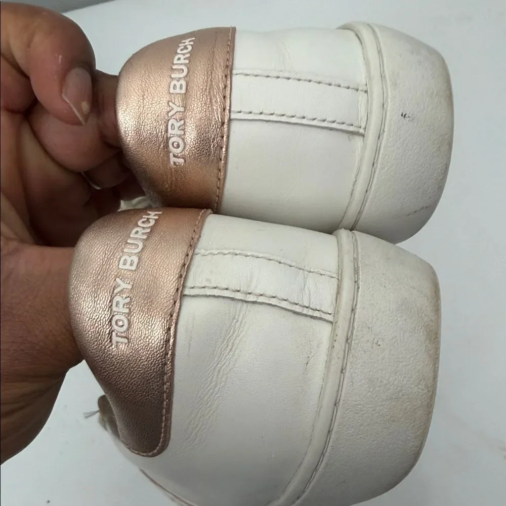 Tory Burch whith rose gold leather 7