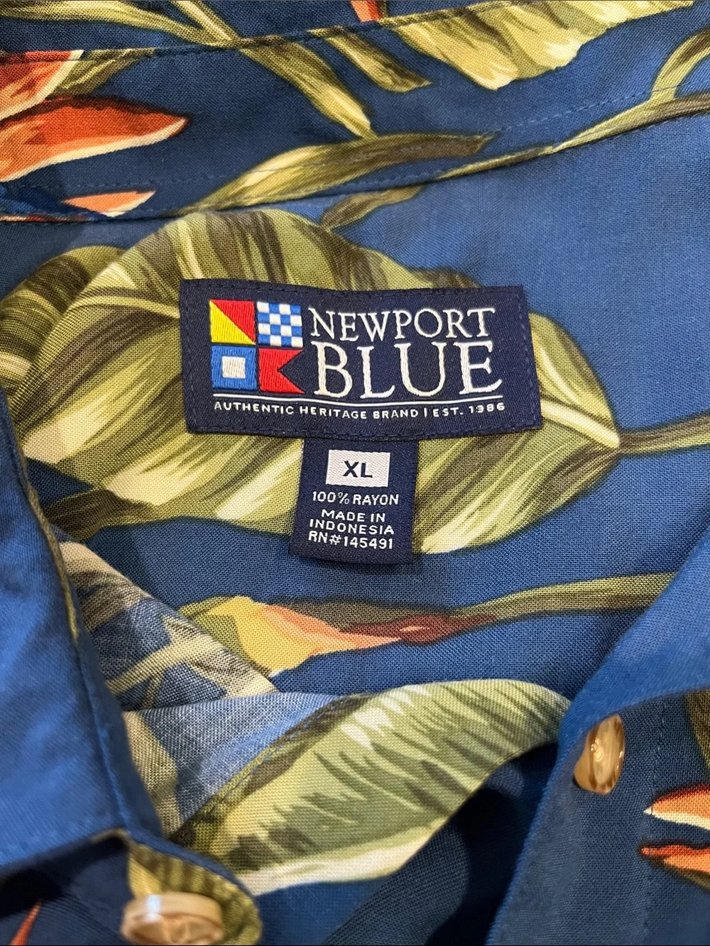 Newport Blue 100% rayon