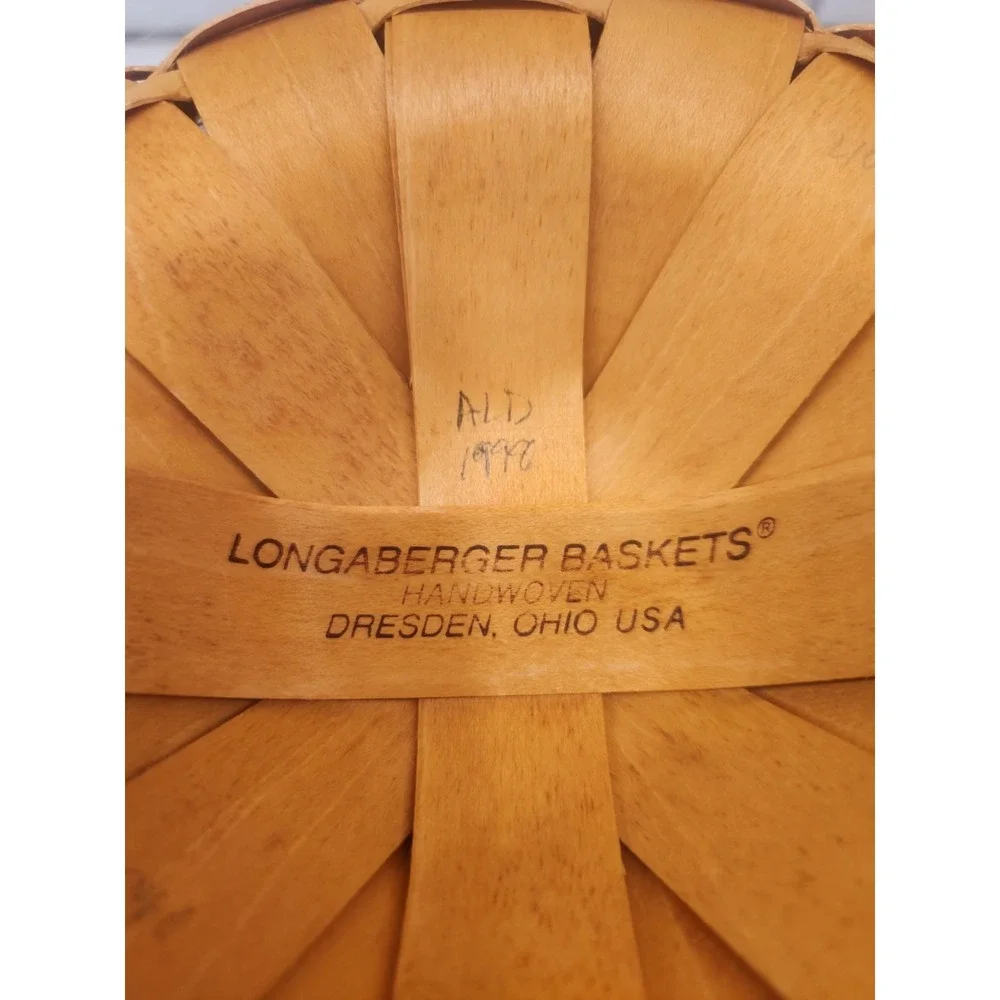 Longaberger lid 1998 beautiful