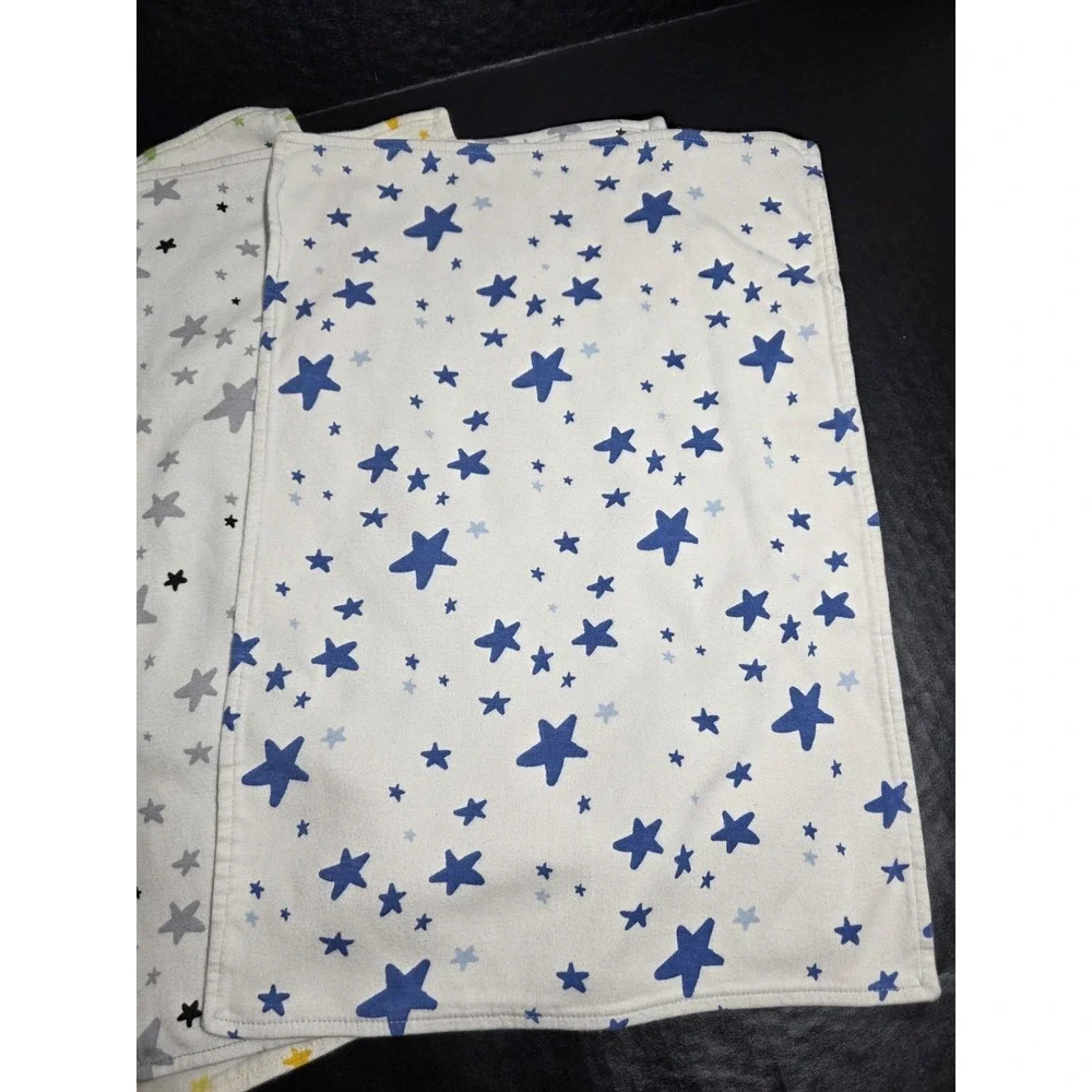 Moon and Back Hanna Andersson Burp Cloths Set Of 5 Organic Cotton Lovey Blankets