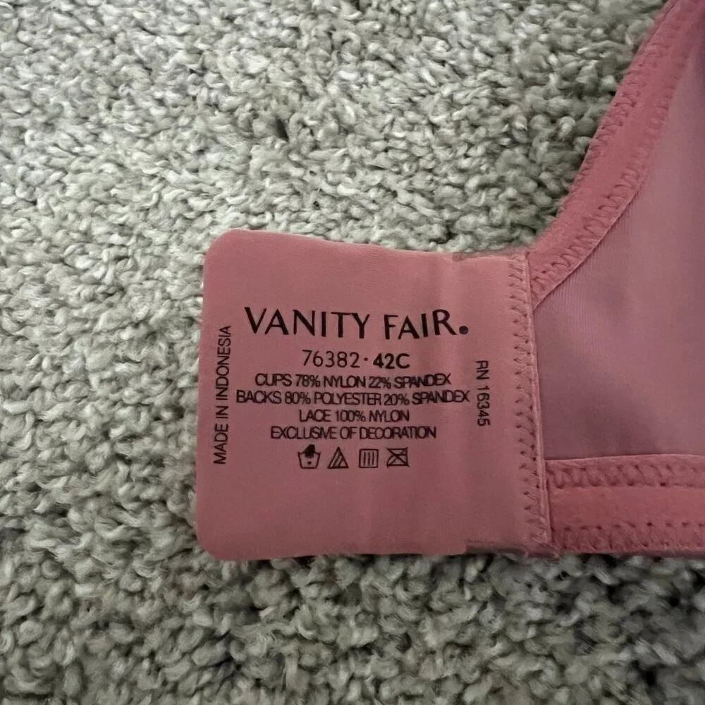 Vanity Fair Bra Malibu Mauve 42C NWT