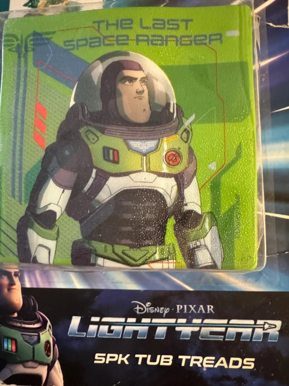 Disney•Pixar Buzz Lightyear 5 pack Anti-Slip Safety Tub Treads