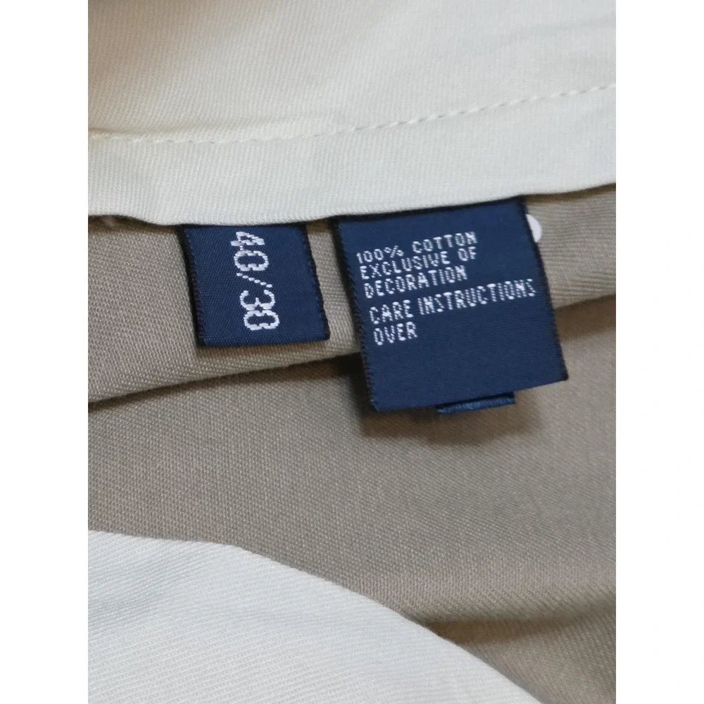 Polo Ralph Lauren Preston Pant 40x30 NWT Vintage Khaki Flat Front Pony On Pocket