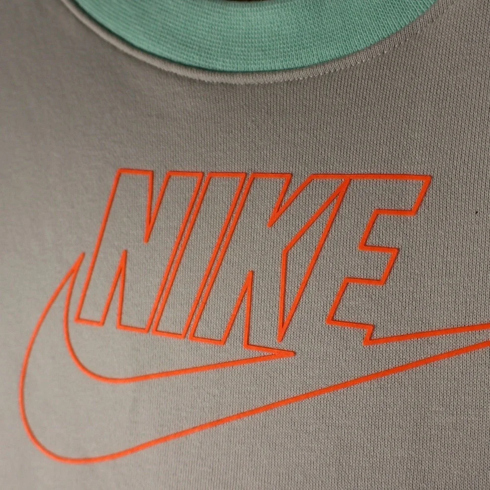 Nike‎ Youth XL FlyEase Sweatshirt Crewneck Cream Pullover NWT Pocket Activewear