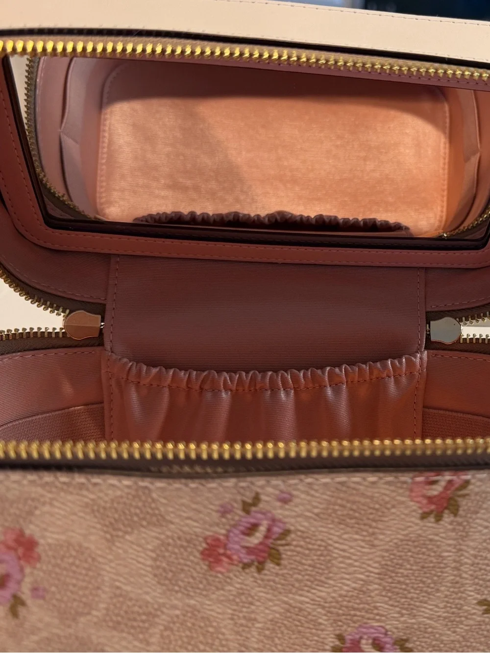 Coach signature coated