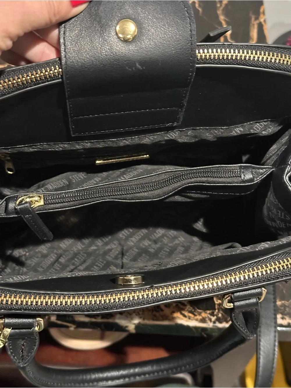 Steve Madden structured dome