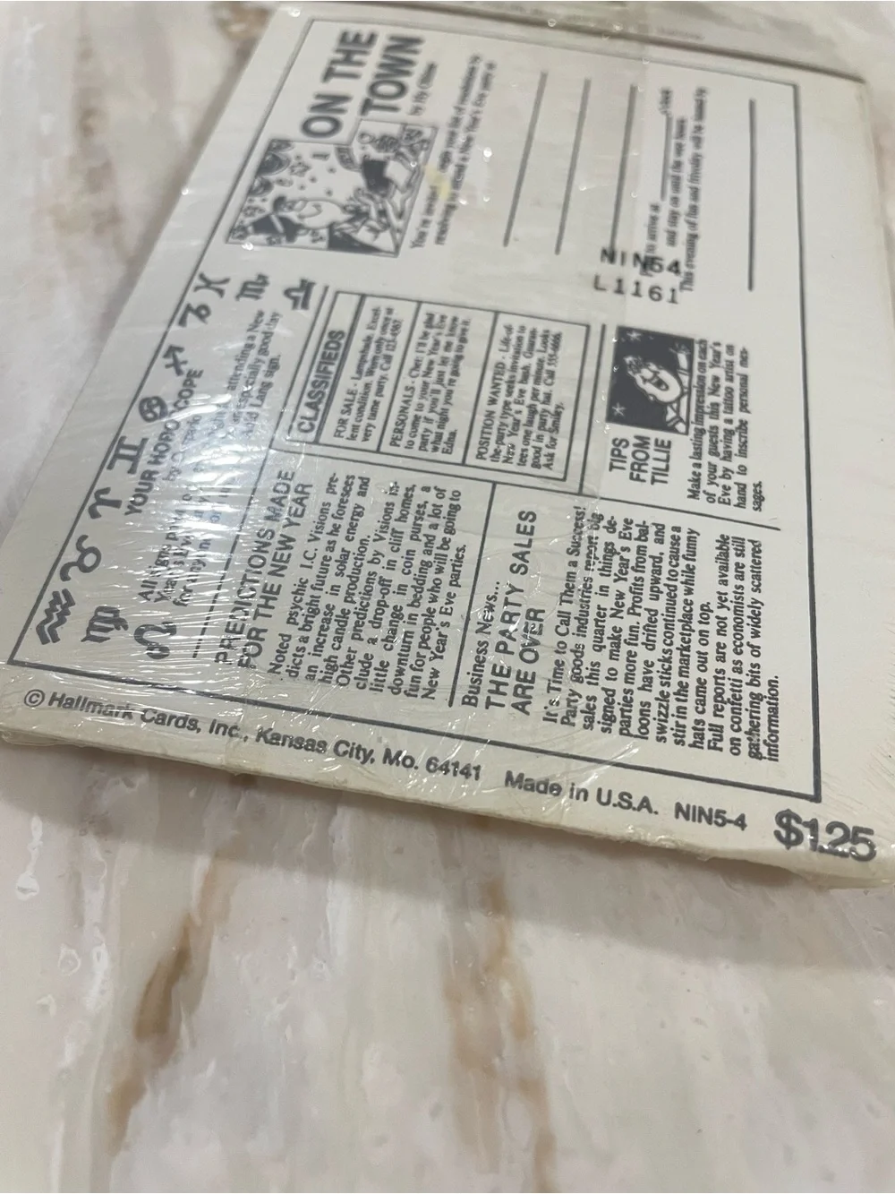 Hallmark nos vintage