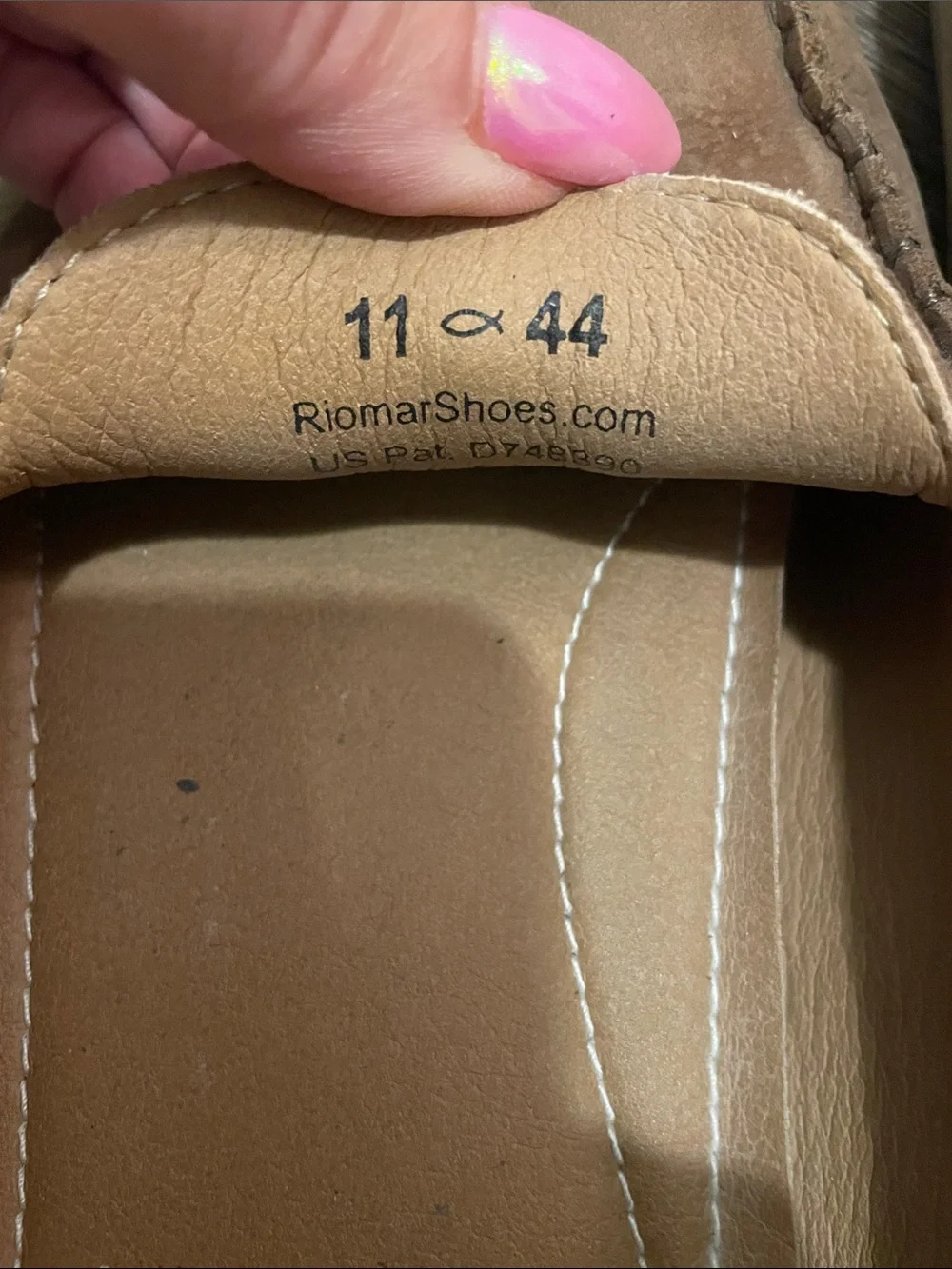 Riomar tan suede