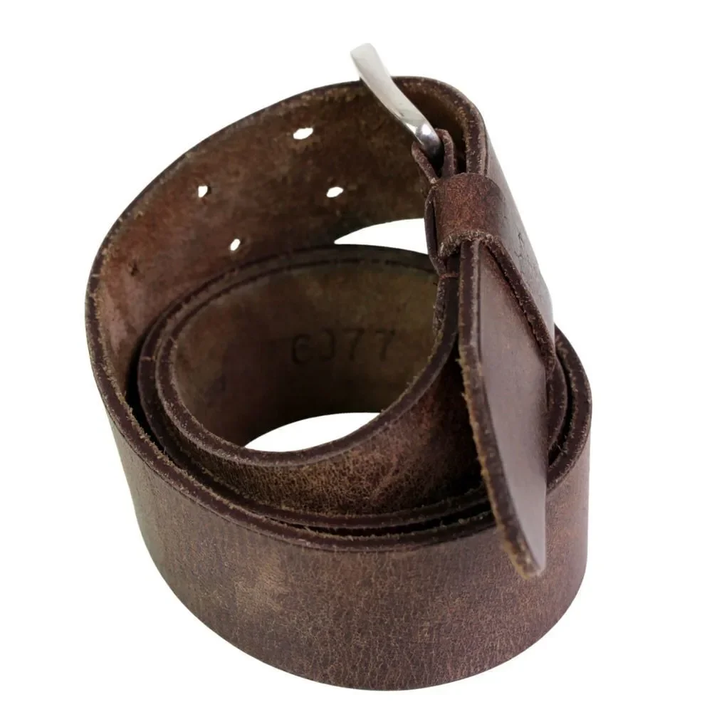 INDIA SADDLE BROWN GENUINE LEATHER 1 1/2