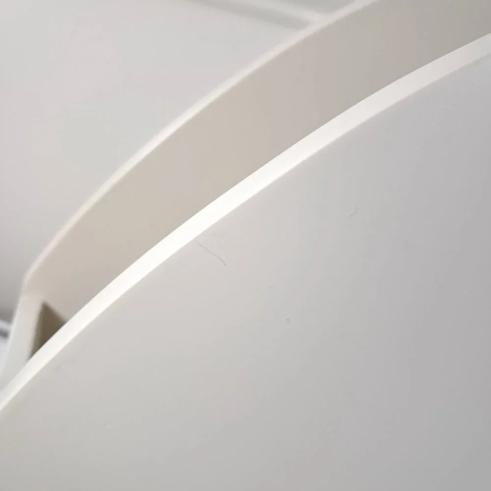 Rubbermaid Ikon wood‎ Magazine file organizer cream white storage Home Office