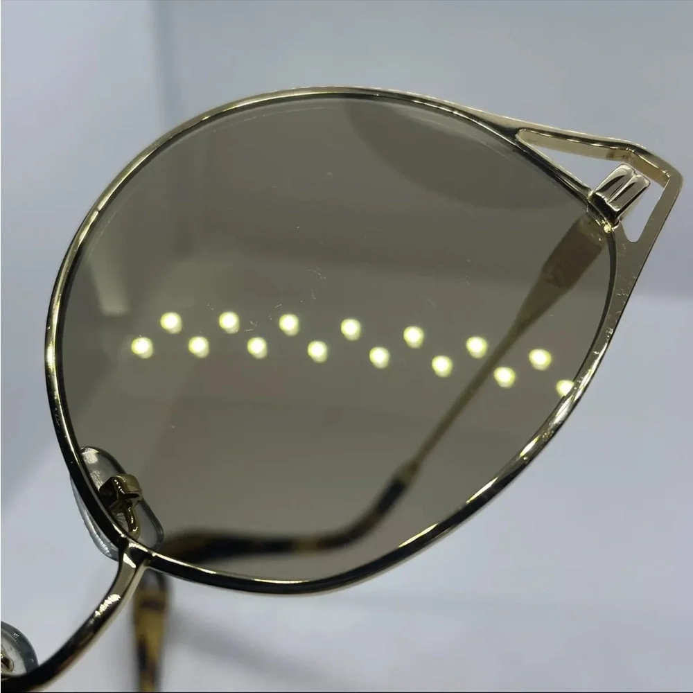 Sonia Sunglasses Ibiza Round Gold Womens