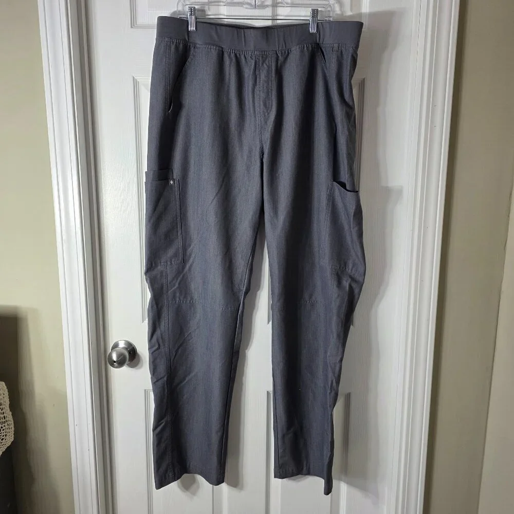 FIGS Men's Axim Cargo Graphite Scrub Pants Size XXL