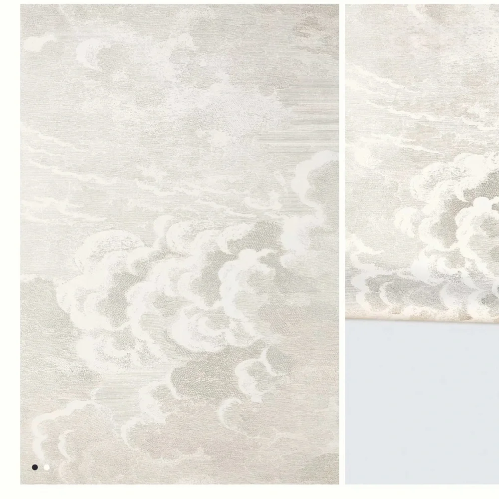 Anthropologie x Cole & Son Nuvolette Pearl Wallpaper one roll