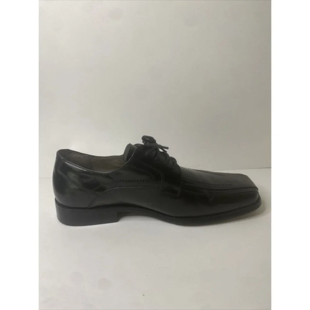 STACY ADAMS LEATHER DRESS SHOE GALLAGHER‎ SZ 11M (23274-01) BLACK VERY GOOD
