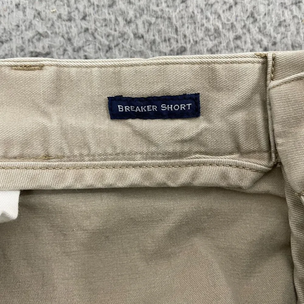 Vineyard Vines Breaker Shorts Men 42 Tan Chino Classic Flat‎ Front Golf