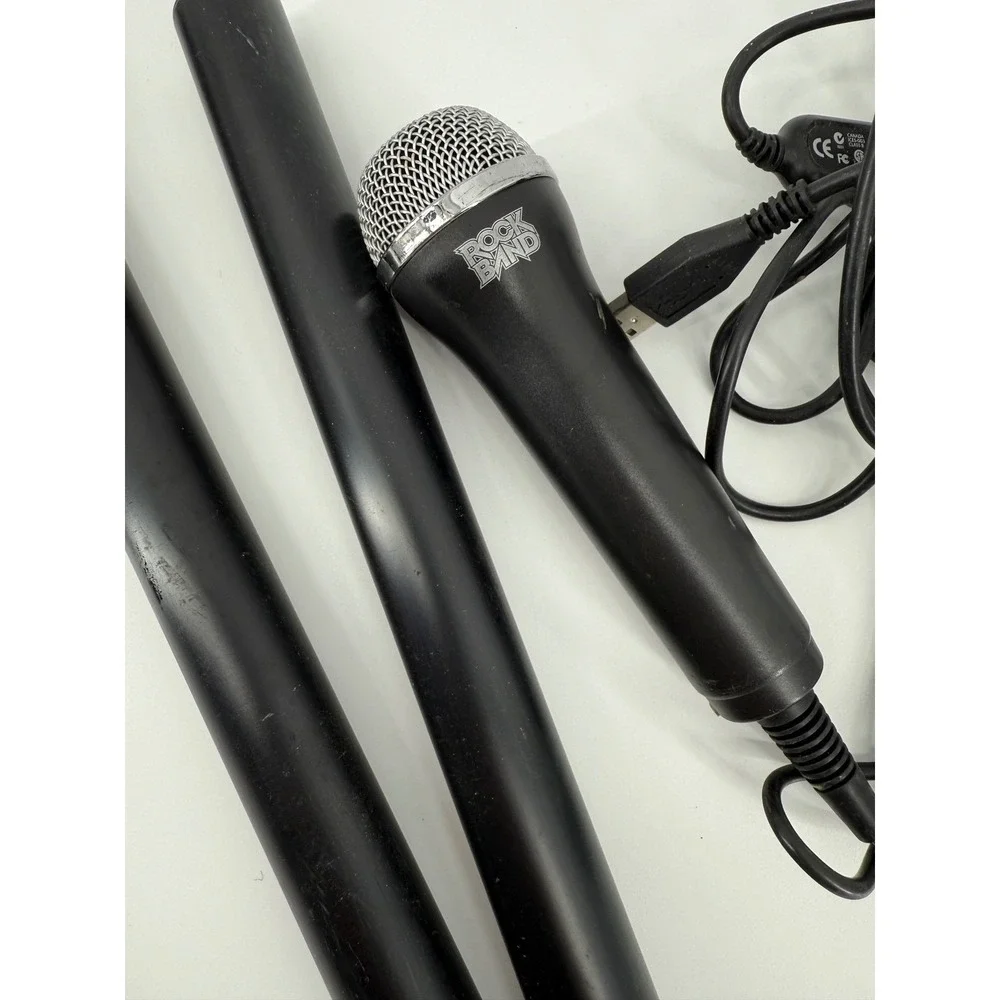 Rock Band USB Microphone with 1 Microphone Stands for‎ Video Game Karaoke