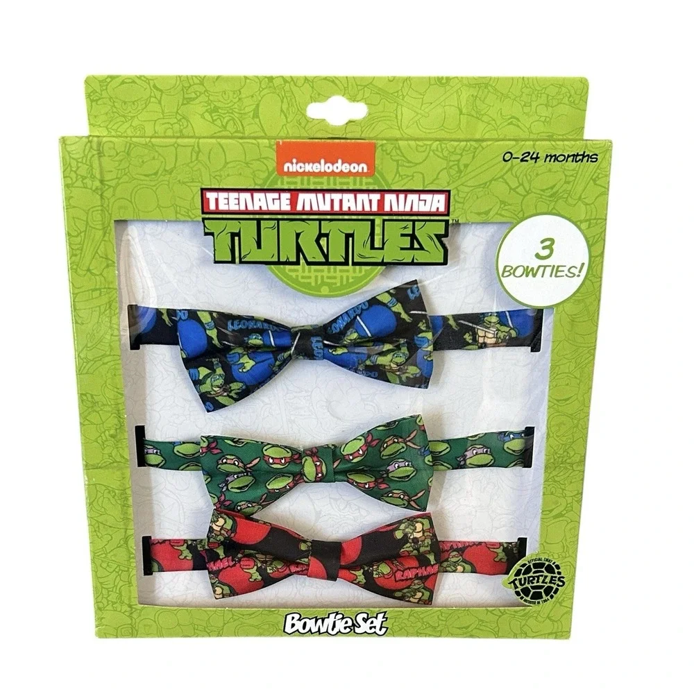 Nickelodeon Teenage‎ Mutant Ninja Turtles 3 Bowtie Set 0-24 Months Boy Child