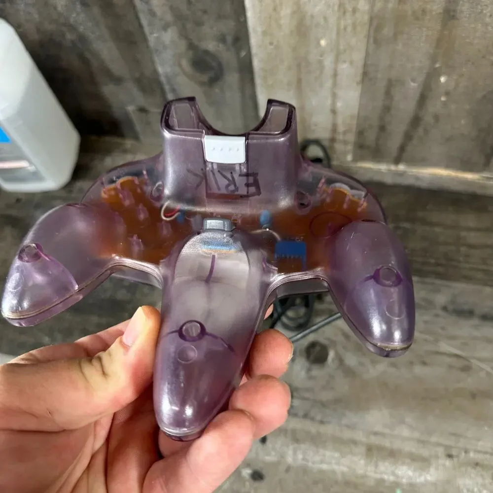 Nintendo 64 Atomic Purple Controller N64 Official OEM Original Tested
