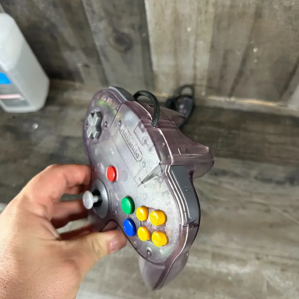 Nintendo 64 Atomic Purple Controller N64 Official OEM Original Tested