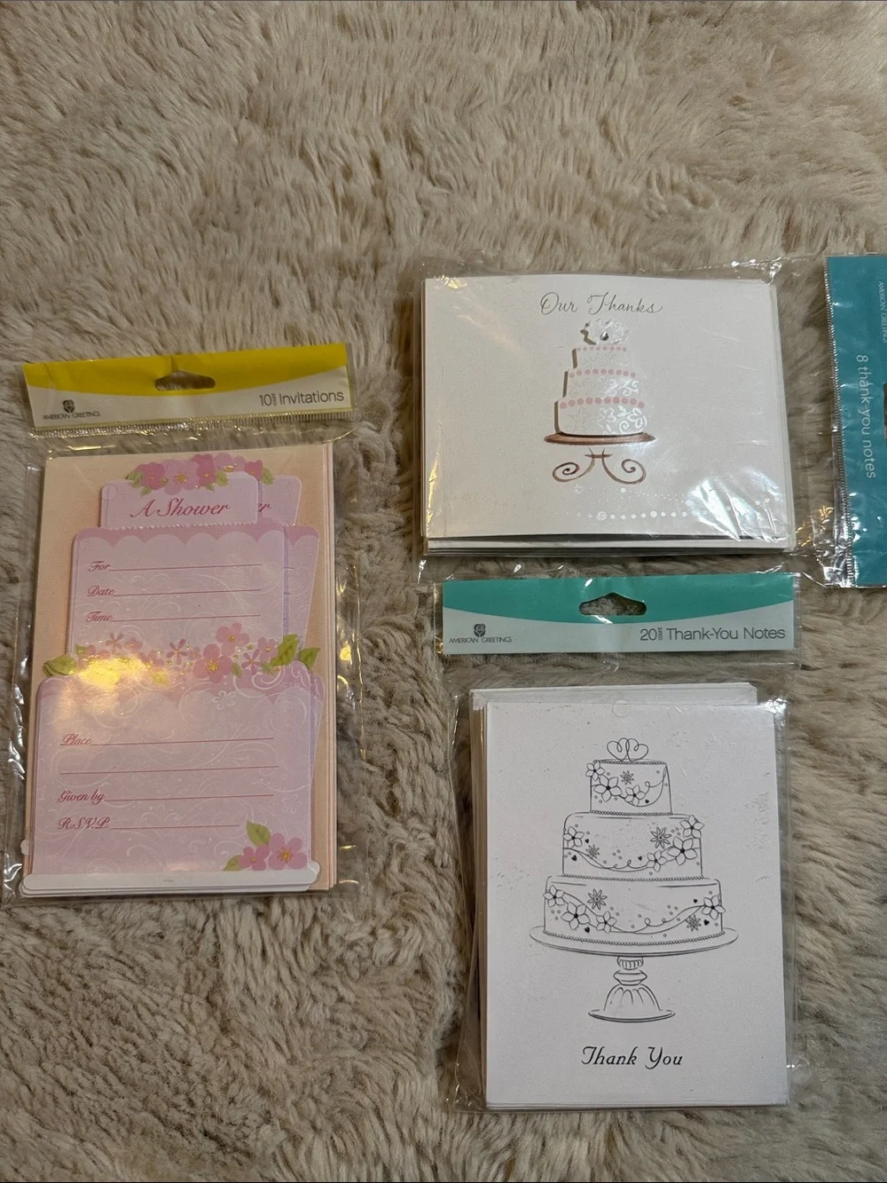 American Greetings assorted pink