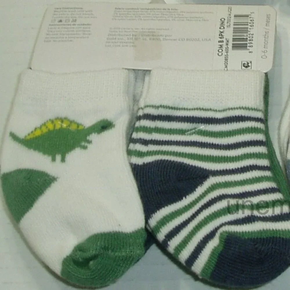 Baby Boys Socks Shoes Dinosaur 13 Items Mighty Cute a Saurus I'm a Big Deal 0/3M