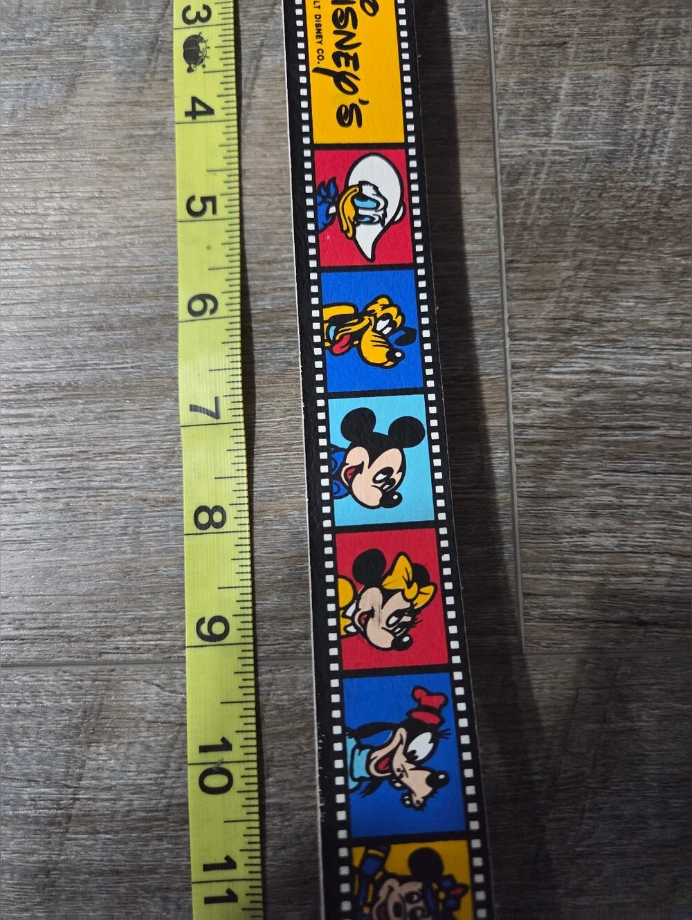Walt Disney Film Genuine Leather Belt USA Made