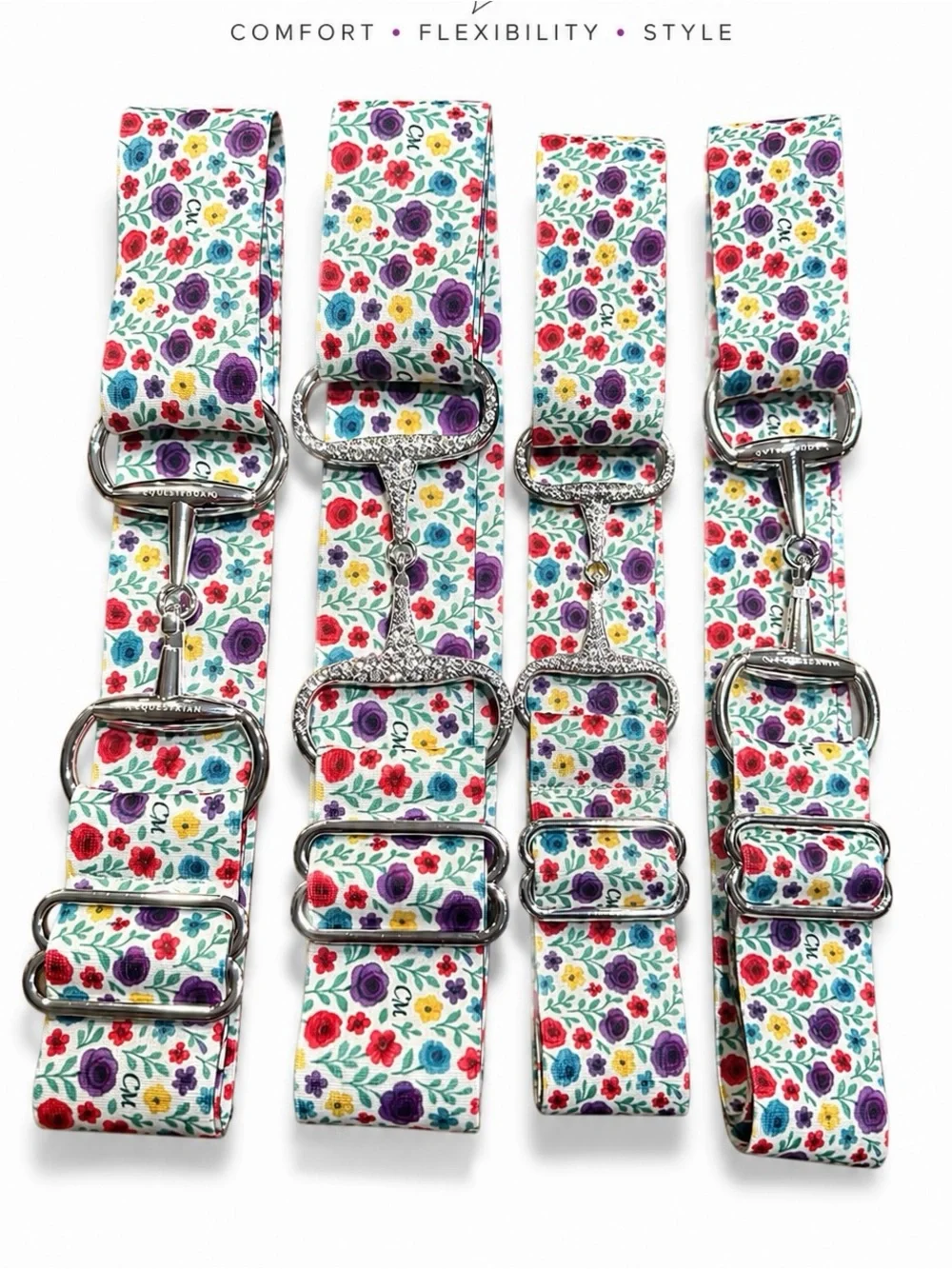 CM equestrian floral sparkle