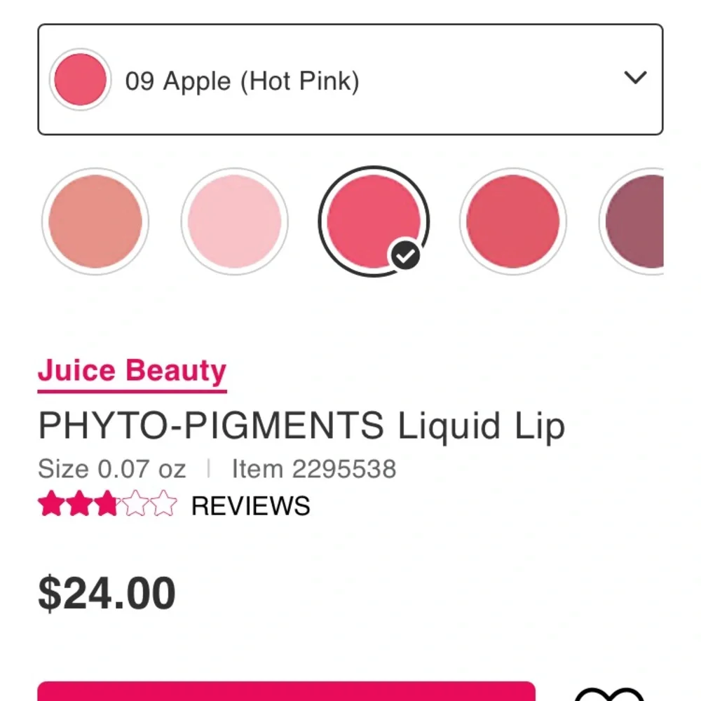 Juice Beauty gorgeous color
