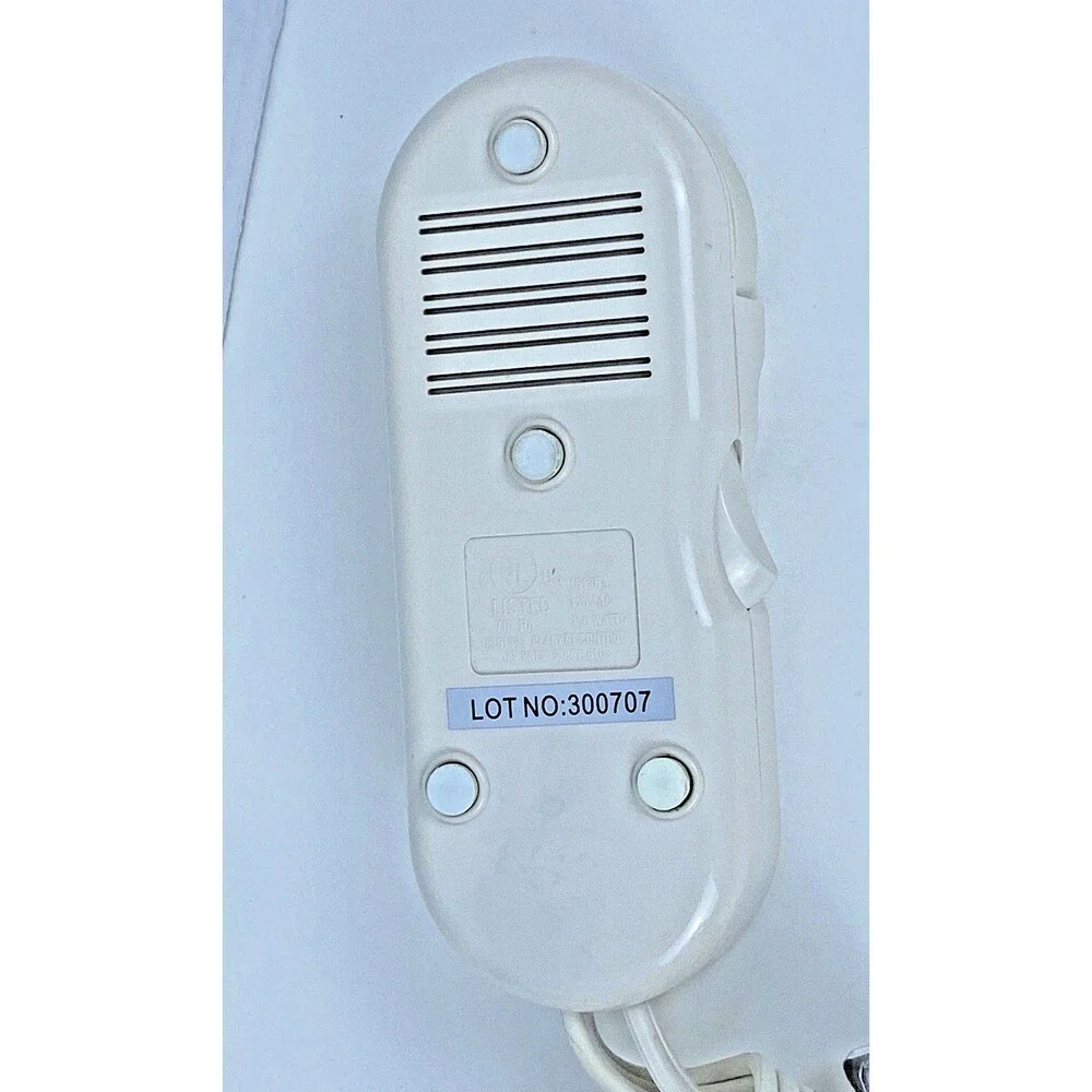 Biddeford TC13BA 4 Prong Analog Heated Electric Blanket Controller with Auto-off