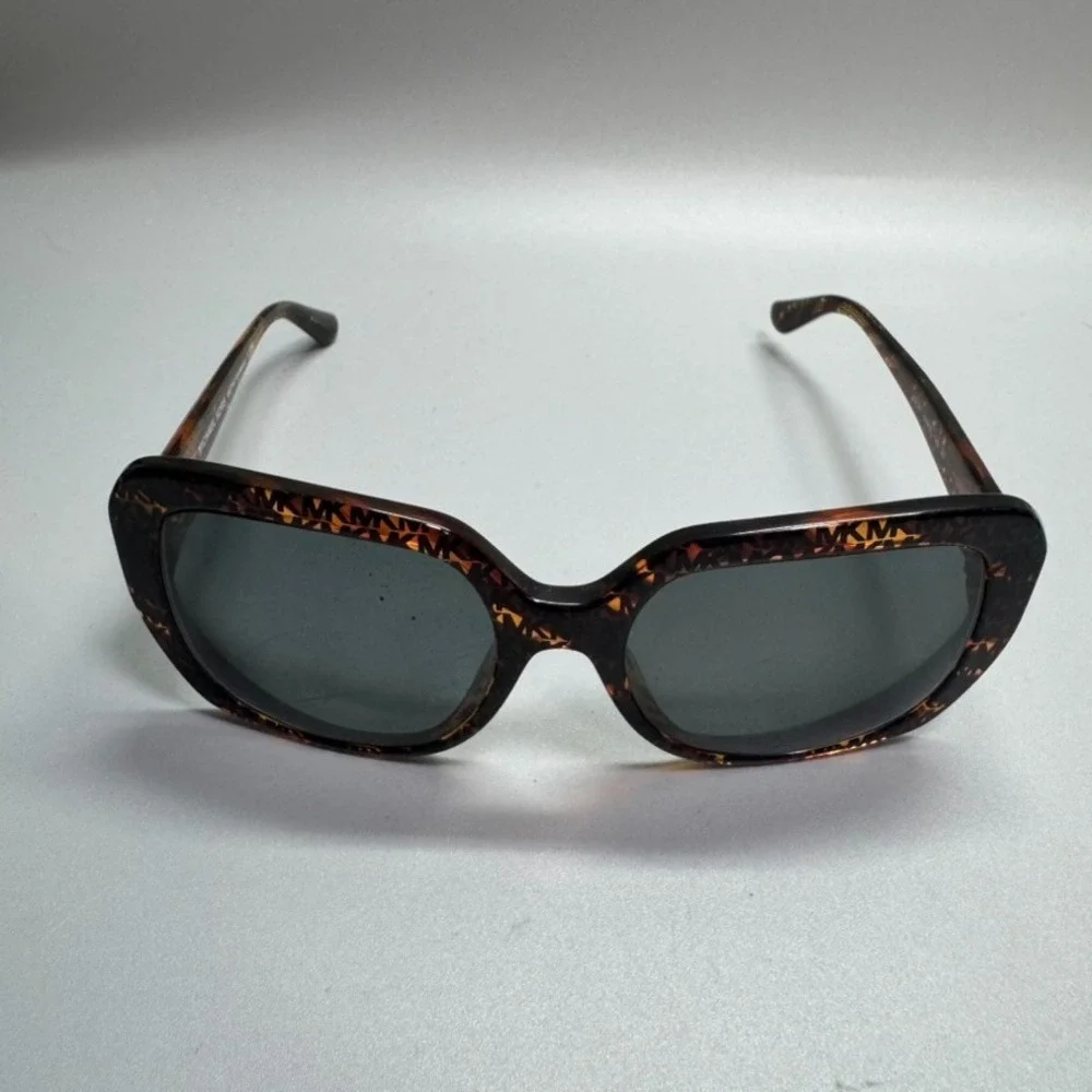 Michael Kors Oversized‎ MK Logo Print Brown Sunglasses MK 2140F Manhasset 37778G