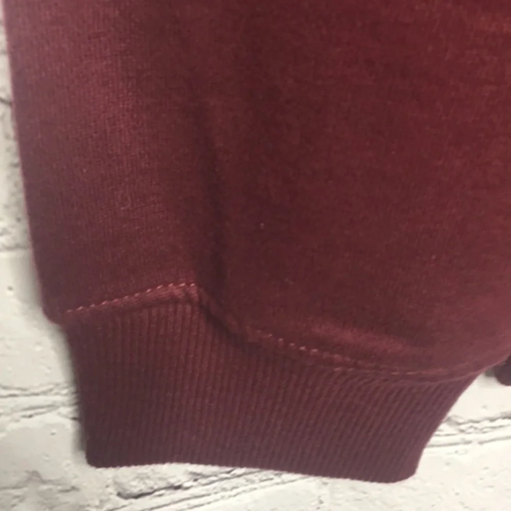 IZOD maroon varsity fleece crewneck pullover
