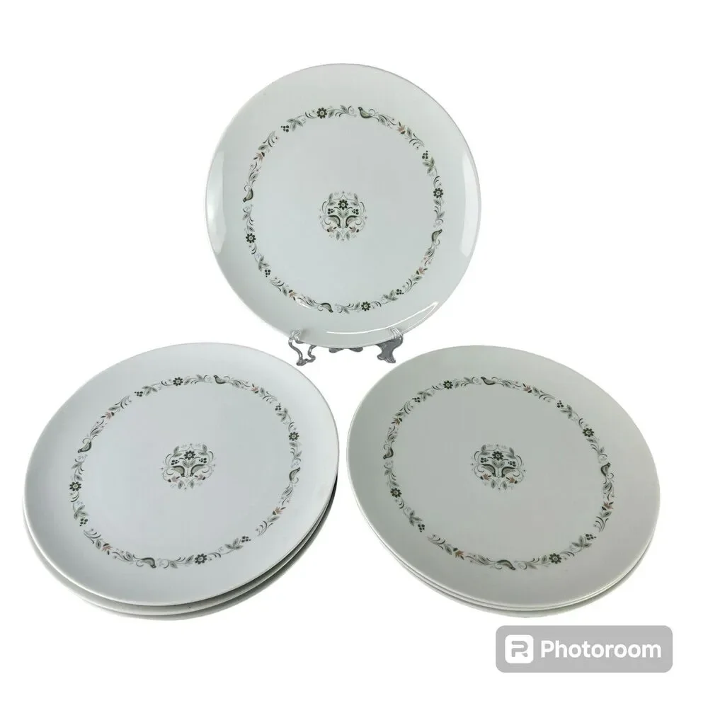 Noritake China 117‎ Dutch Treat Cookin Serve Dinner Plates 10.5” Set of 7 Japan