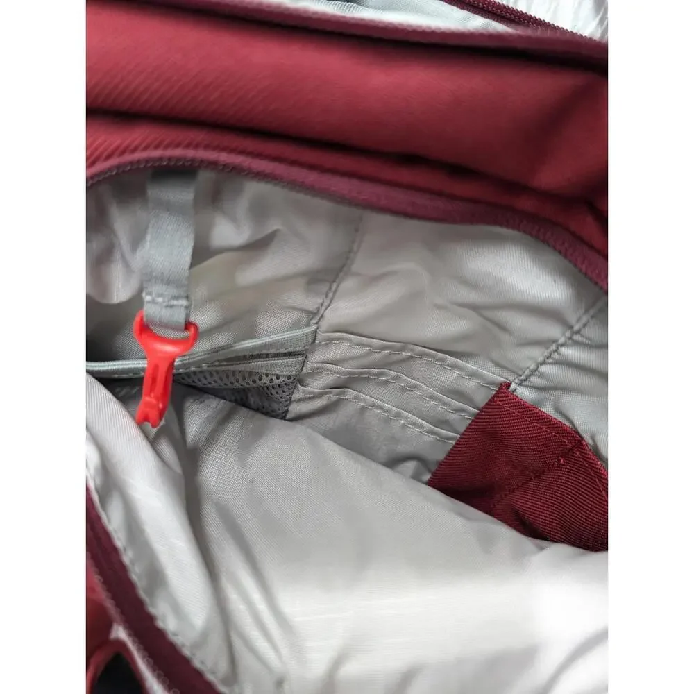 Osprey Nano Port Shoulder Bag Red Messenger Laptop Hiking Commuter
