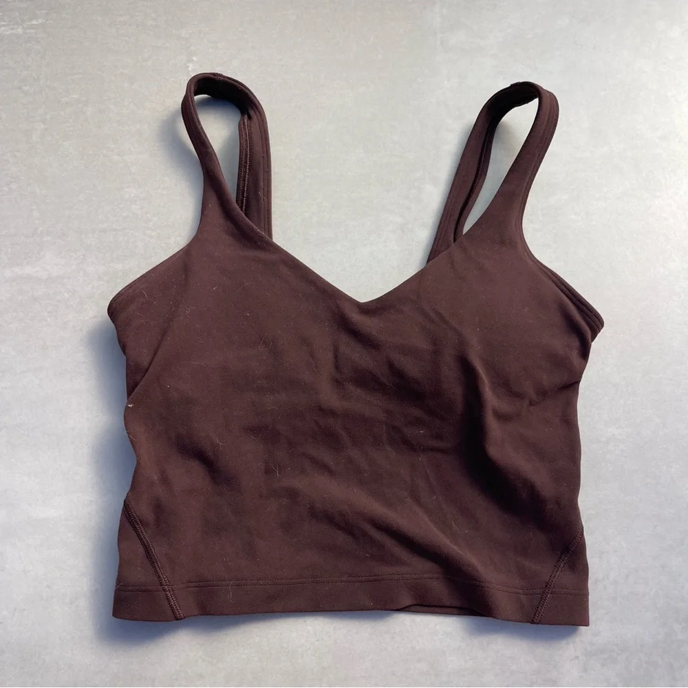 Lululemon Align Tank Top Spiced Chai Size 2 RARE COLOR