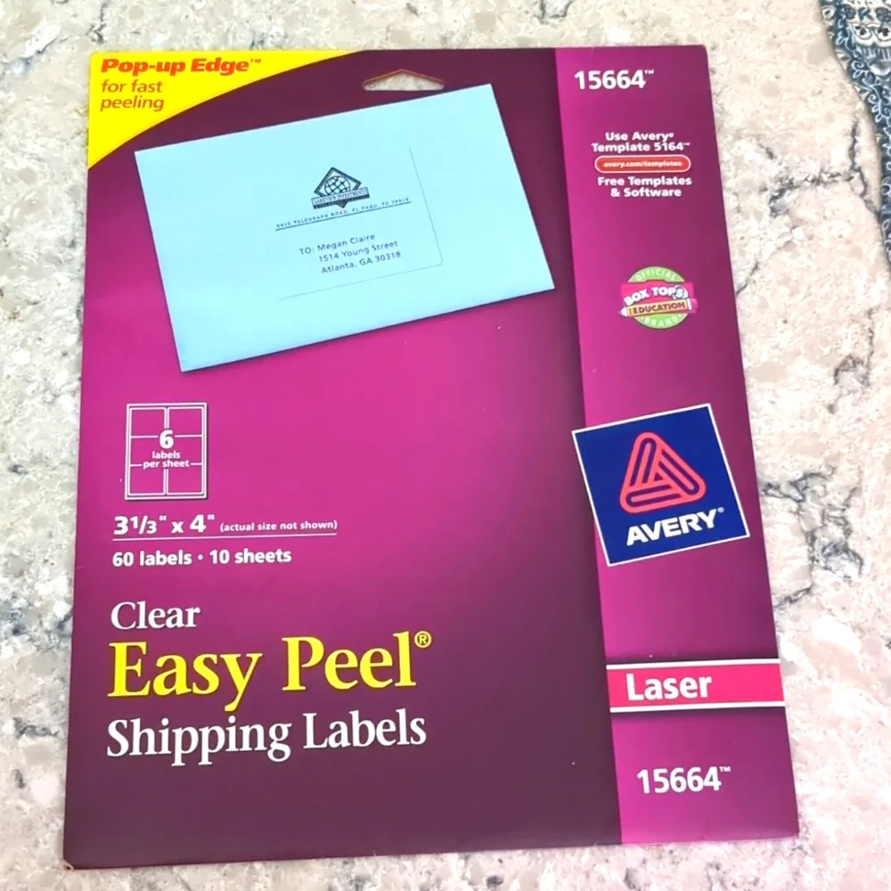 Shipping Labels, Business Cards, Specialty Printer Paper See Detailed List