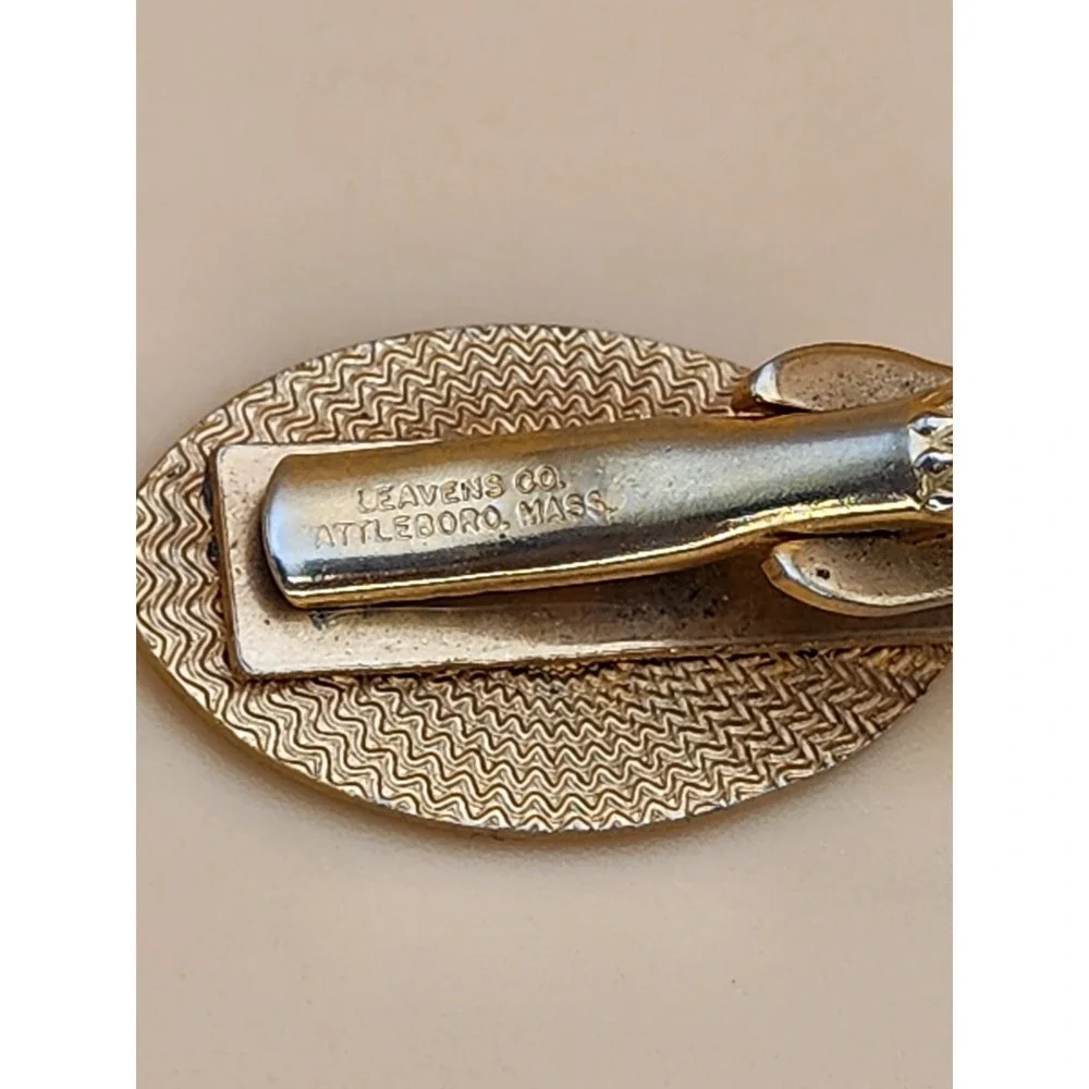 78 Yr Old LEAVENS Mfg. Co. PULLMAN STANDARD PS2 Train‎ Car Tie Clip Bar Clasp