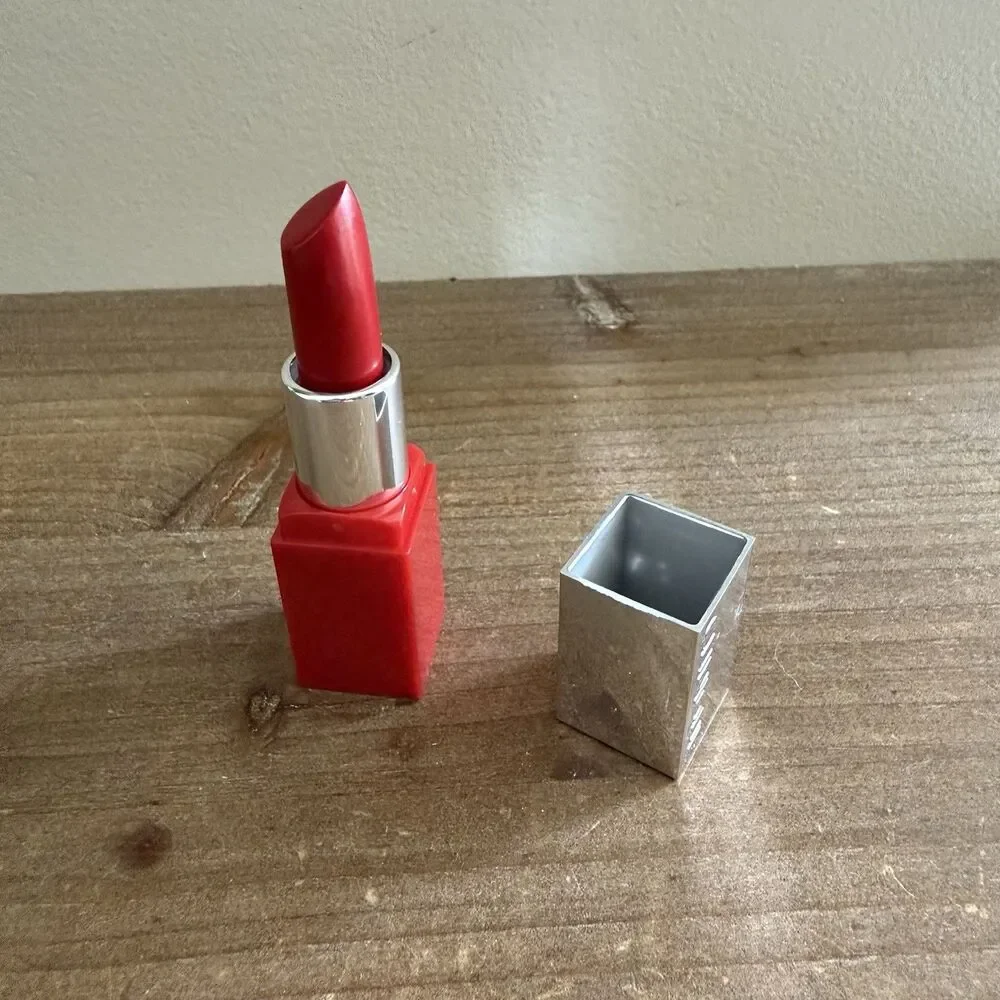 Clinique Pop Lip Colour & Primer Lipstick 03 Ruby Pop Travel Size New